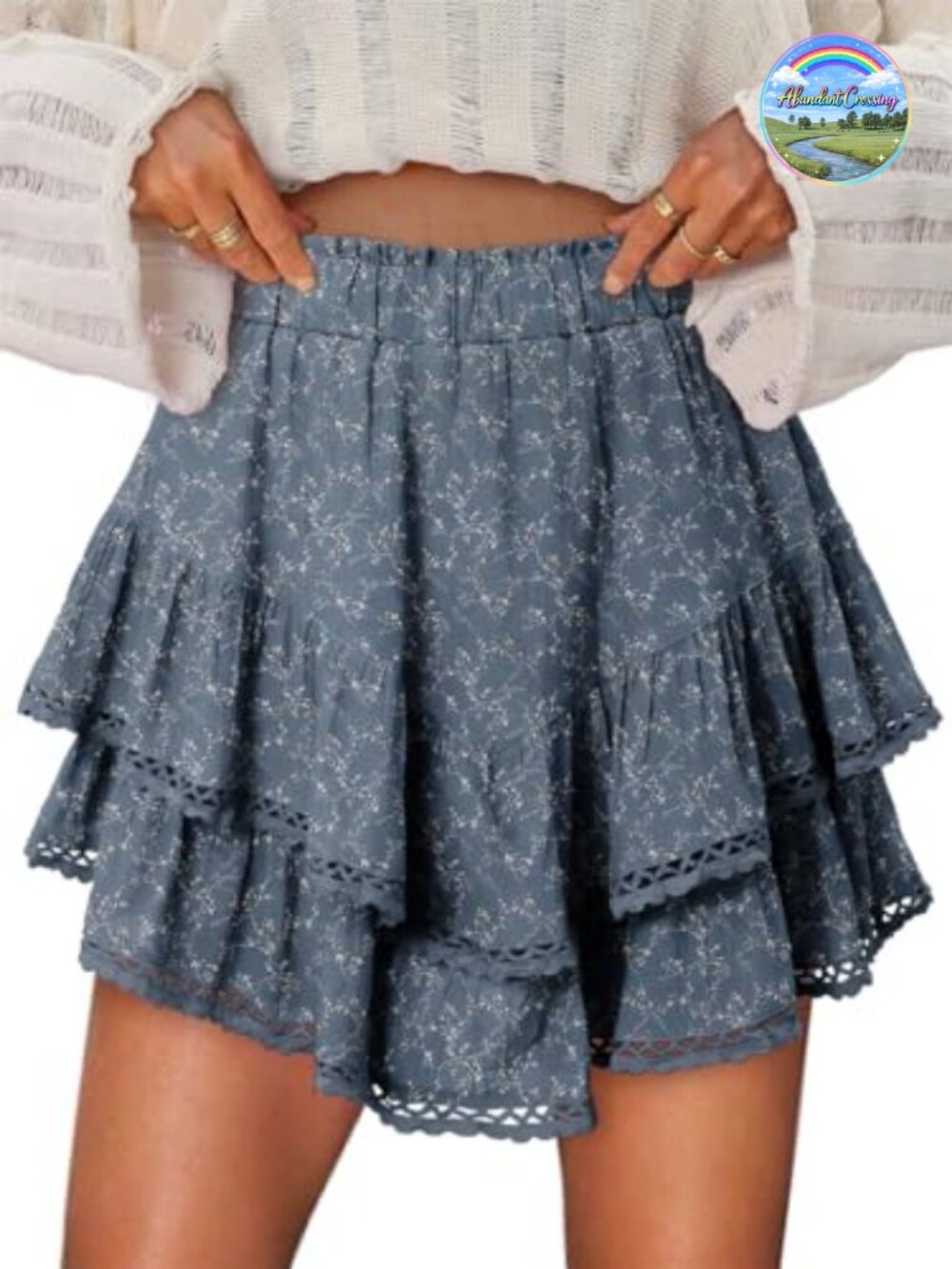 Flowy Ruffle Skorts High Waisted Tennis Skort Summer Shorts
